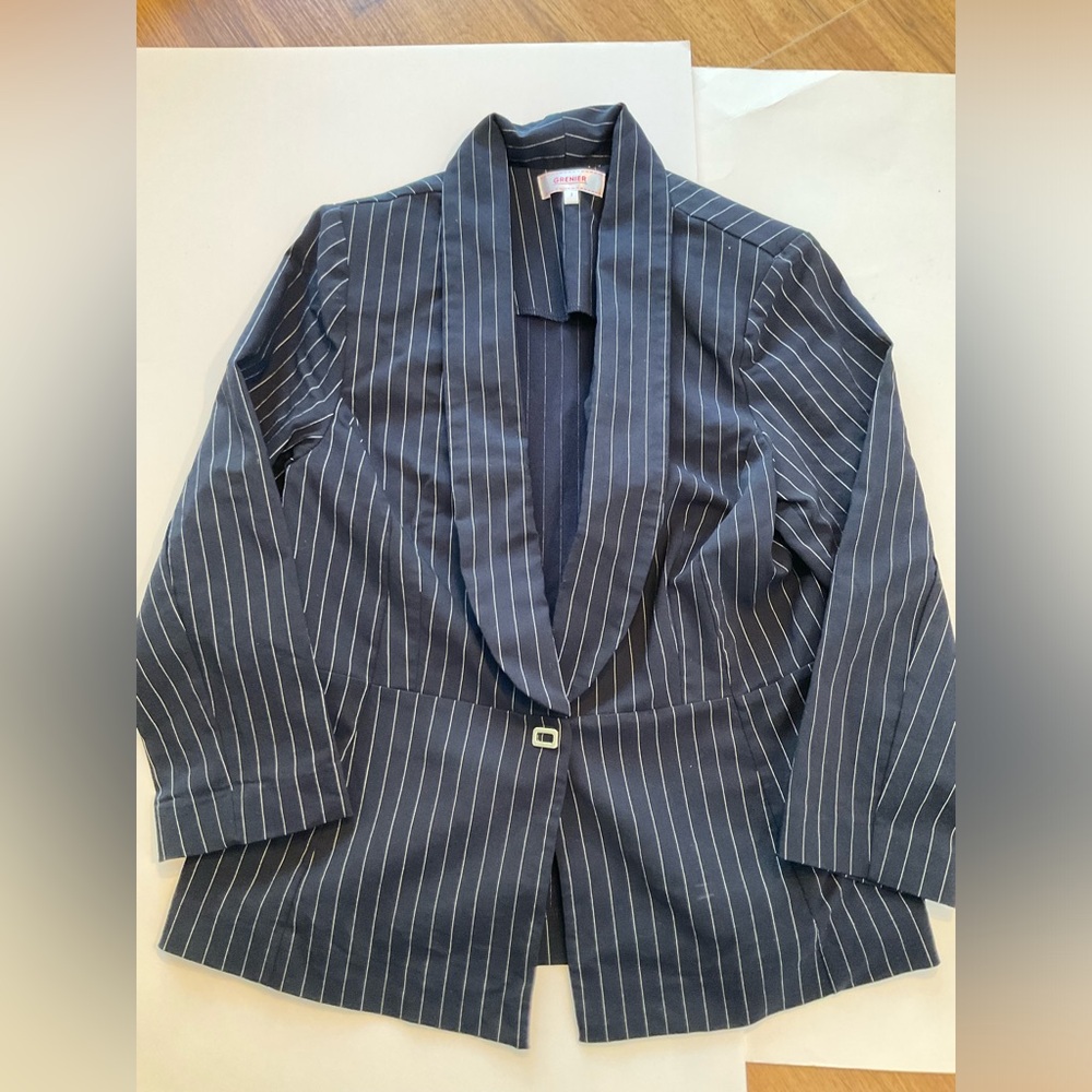 Grenier Chic Stripped Blazer 3/4 sleeves